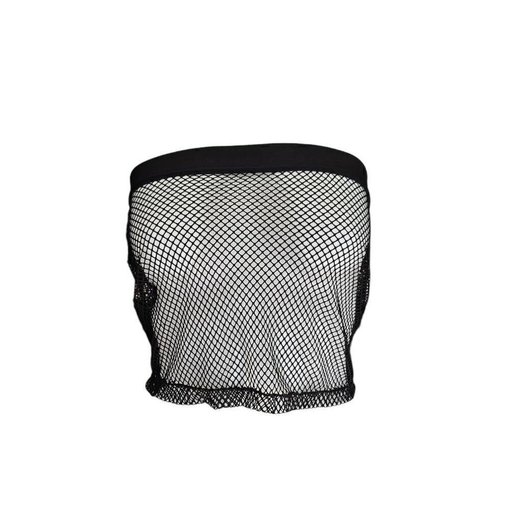 mall goth fishnet tube top